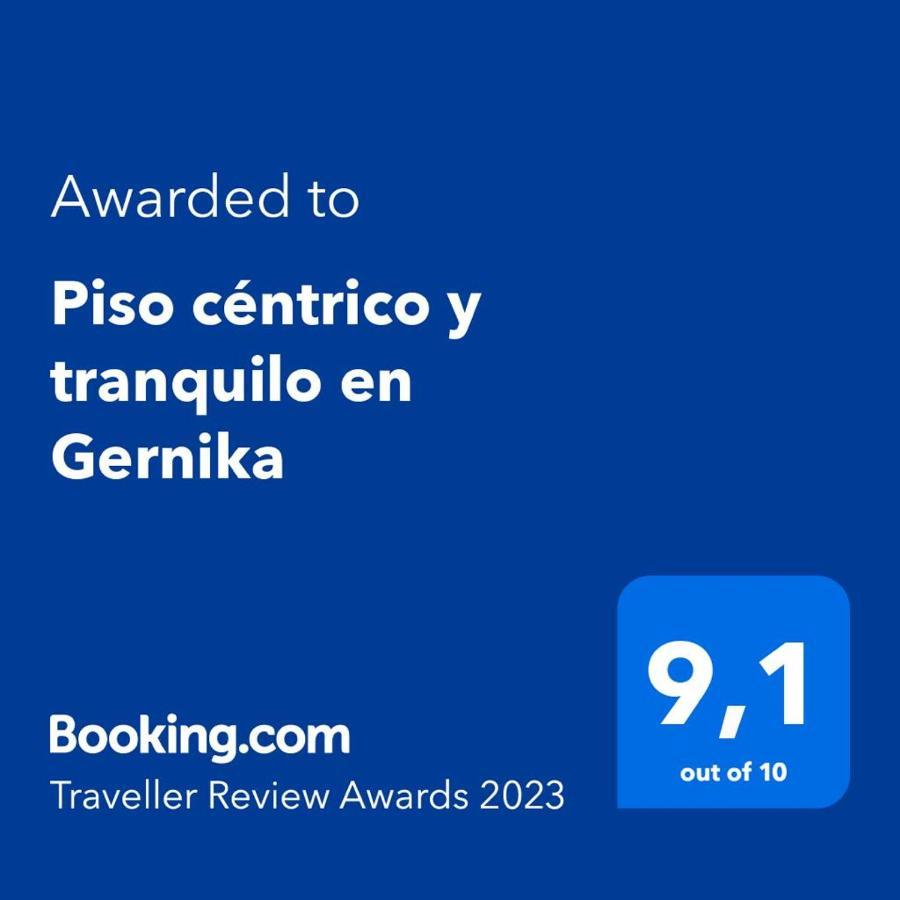 Apartamento Piso céntrico y tranquilo en Gernika Exterior foto